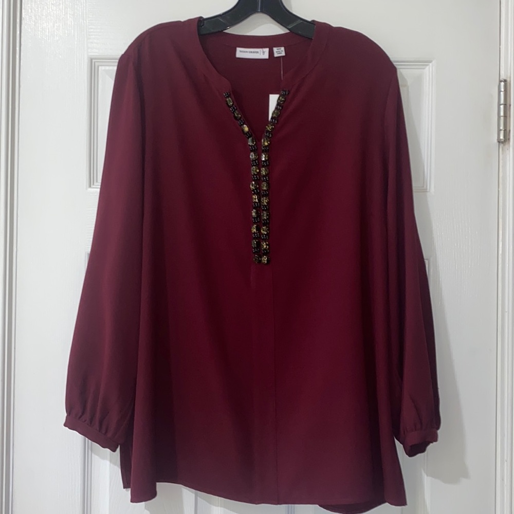 Susan Graver Blouse - NWT